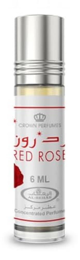 Al-Rehab Red Rose Concentrated Perfume Oil, 0.2 Ounce 6ml