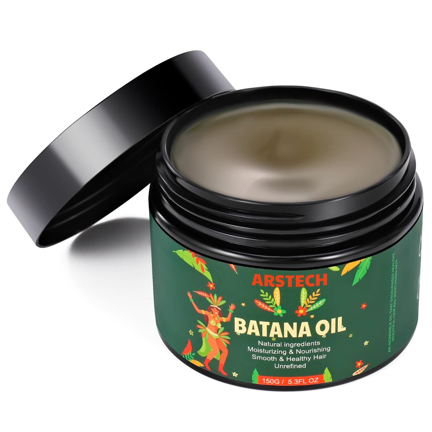 Raw Batana Oil for Hair Growth Natural Organic Batana Oil 5.3oz Prevents Hair Loss, Eliminates Split Ends Increases Shine Promotes Hair Thickness for Women Men Hair Care OilOdorless