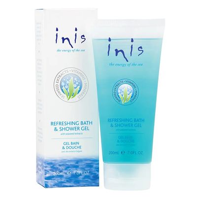 Inis the Energy of the Sea Refreshing Bath and Shower Gel - Body Wash for Women and Men - Scented with an Ocean Fresh Fragrance - 7 Fluid Ounce