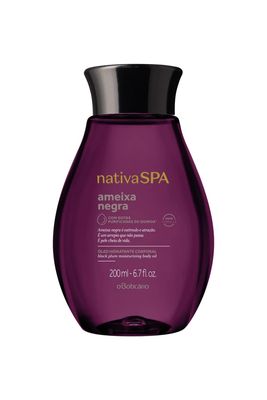 Nativa SPA by O Boticrio, Black Plum Body Oil, Scented Moisturizer, Enriched with Purified Quinoa Drops to Boost Hydration, 6.8 Ounce