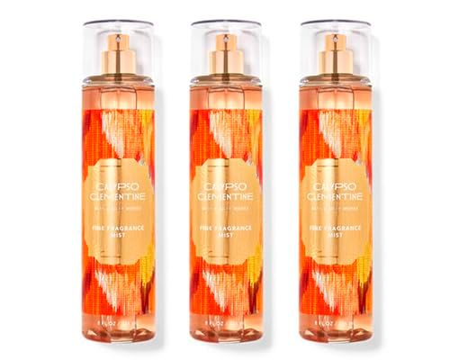 BBW - Bath and Body - Calypso Clementine Fine Fragrance Mist 8 oz (Pack of 3)