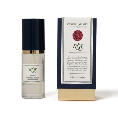 Caswell-Massey RS Eau de Parfum Floral Spicy Amber Cologne for Men Infused With Essential Oils, Made in USA, 3.0 Fluid Ounces