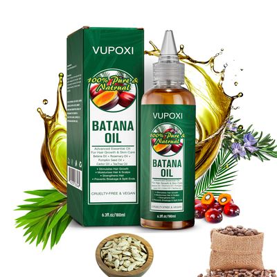 Batana Oil for Hair Growth, 5-in-1 Liquid Batana Oil, with Jojoba,Amla, Argan and Castor Oil for All Hair Types 180ml 6.3 Fl Oz (1 PCS)