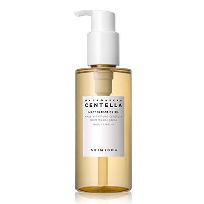 SKIN1004 Madagascar Centella Light Cleansing Oil 6.76 fl.oz, 200ml Gentle Oil Cleanser for Face, Korean Facial Cleanser, Double Cleansing