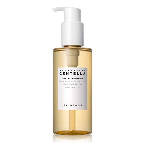 SKIN1004 Madagascar Centella Light Cleansing Oil 6.76 fl.oz, 200ml Gentle Oil Cleanser for Face, Korean Facial Cleanser, Double Cleansing