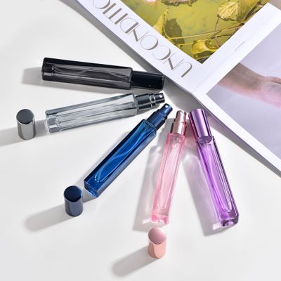 Yikimyfo Perfume Bottles Empty Refillable, 3 Pcs 10ml0.34oz Travel Size Spray Bottle Portabe Glass Perfume Bottles Fine Mist Perfume Atomizer Leak-proof Fragrance Bottle