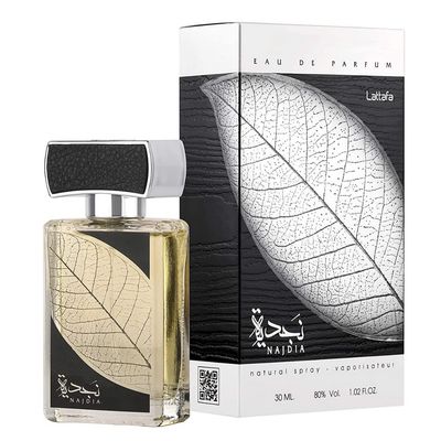 Lattafa Perfumes Najdia EDP - 30ml(1 oz) I Aqua and Citrus Notes I Youthful Fragrance with A Freshness I Citrus, Aqua, Fresh, Amber, Warm I Suitable for any Occasion I