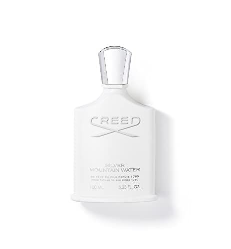 Creed Silver Mountain Water, Men&#39;s Luxury Cologne, Citrus, Fruity Woody Fragrance, 100ML 3.3 Fl Oz