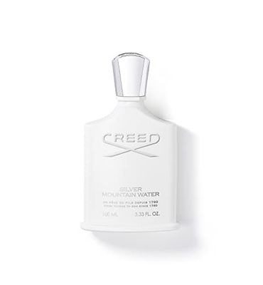 Creed Silver Mountain Water, Men&#39;s Luxury Cologne, Citrus, Fruity Woody Fragrance, 100ML 3.3 Fl Oz