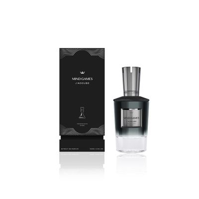 MIND GAMES J&#39;Adoube - Luxury Perfume with Notes of Madagascar, Pomegranate Patchouli Oil - Elegant Extrait de Parfum for Women Men - Woody Floral Perfume - 100 mL3.4 oz