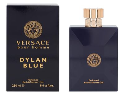 Versace Pour Homme Dylan Blue for Men 8.4 oz Perfumed Bath Shower Gel