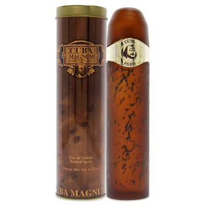 Cuba Magnum Gold By Cuba For Men, Eau De Toilette Spray, 4.3-Ounce Bottle