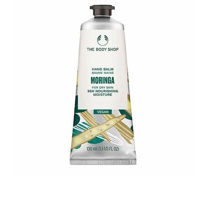 The Body Shop Moringa Hand Cream - Floral Fragrance, On-the-Go Hydration Protection - 3.3 oz