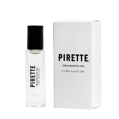 PIRETTE Mini Fragrance Oil Roll On, Beach-Inspired, Long Lasting Perfume Oil with Notes of Fresh Green Coconut, Surf Wax Sunscreen, Travel Size Perfume for Women, 0.25 fl oz