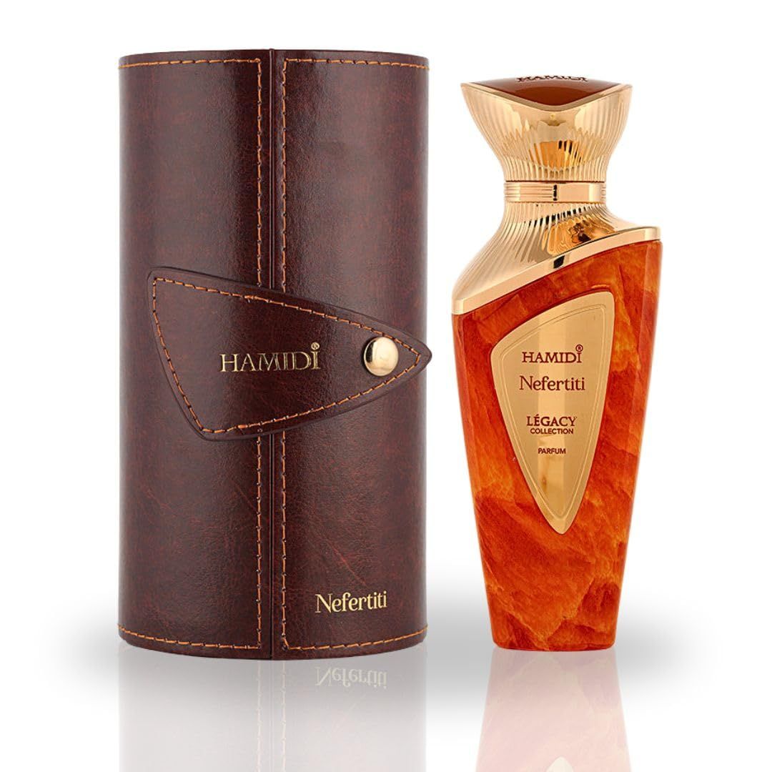 Hamidi LEGACY NEFERTITI Eau De Parfum Spray 100ML (3.4 OZ) Long Lasting Perfume for Women Men, Embrace The Legendary Beauty Regal Grace, Unisex Perfume.