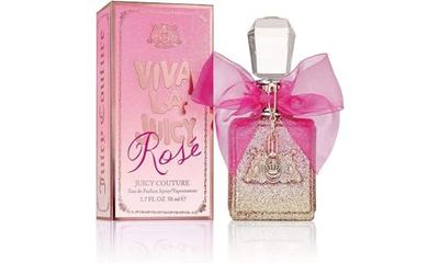 Juicy Couture Viva La Juicy Rose Eau De Parfum, Women&#39;s Perfume with Notes of Pear, Rose Ambrox - Fruity Floral Perfume for Women, EDP Spray, 1.7 Fl Oz