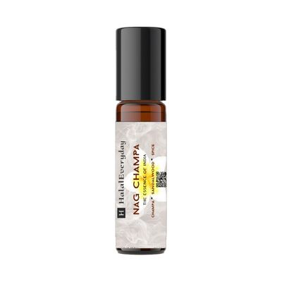 HalalEveryDay Perfume Oil - Nag Champa Type 18oz Roll On, Fragrance, Personal Fragrance