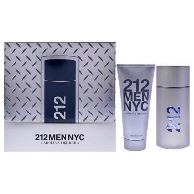 Carolina Herrera 212 NYC by Carolina Herrera for Women - 2 Pc Gift Set 3.4oz EDT Spray, 3.4oz After Shave Gel