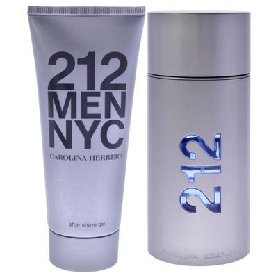 Carolina Herrera 212 NYC by Carolina Herrera for Women - 2 Pc Gift Set 3.4oz EDT Spray, 3.4oz After Shave Gel