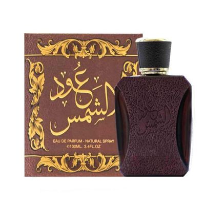 Ard al Zaafaran. Oud Al Shams Eau de Parfum Spray for Unisex, 3.4 Ounce