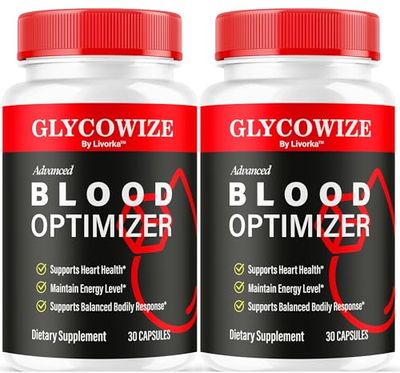(2 Pack) Glycowize Blood Optimizer - Glycowise, Glycowize Advanced Optimizer Capsules, Glycowise Premium Formula, Glycowize Supplement Support Pills, 60 Capsules for 2 Months