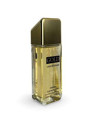 United Scents 24K GOLD Eau de Parfum for Men, 3.4 Fl Oz, Notes Blood Orange, Grapefruit, Mint