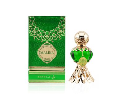 KHADLAJ PERFUMES Malika Green Concentrated Perfume Oil for Women, 20 ml 0.7 Ounce
