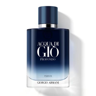 Armani Beauty - Acqua di Gi Profondo - Eau de Parfum - Cologne for Men - Fougre Aromatic Ambery Mens Fragrance - Bergamot, Everlasting essence, Cistus Patchouli Not - 3.3 Fl Oz