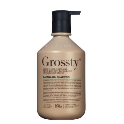 Grossty Batana Oil Shampoo for Hair Growth Repair Nourishing Repairing Dry, Damaged Hair Promoting Hair Thickening 16.9 FL OZ