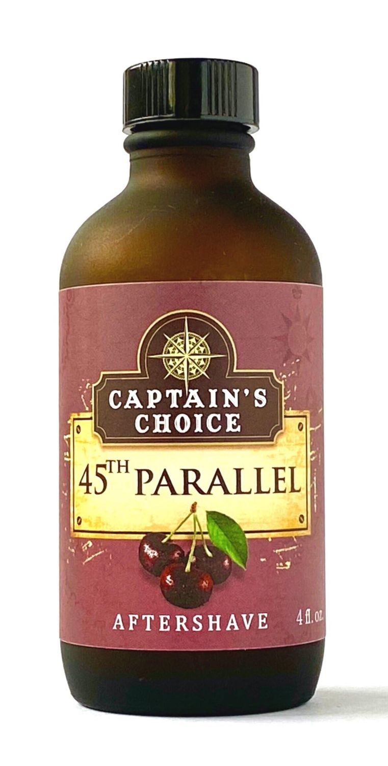 Captain&#39;s Choice 45th Parallel CherryAlmond Scent Aftershave, 4 fl oz