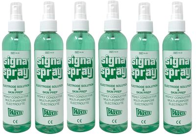 Electrode Solution and Skin Prep Signa Spray 8.5 oz Pack of 6
