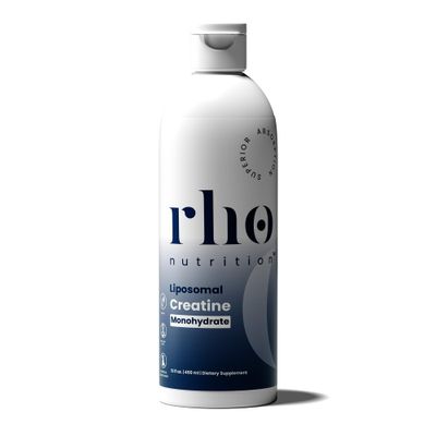 Rho Nutrition Liposomal Creatine Monohydrate - Ultra High Absorption Liquid Creatine Supplement - Promotes Lean Muscle Mass Recovery, Supports Brain Function Enhances Cellular Energy Production