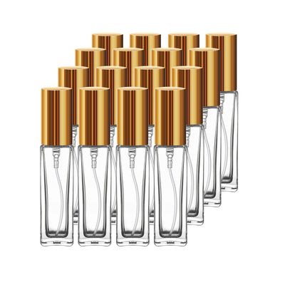 Glassfinity 16pcs 8ml Refillable Empty Perfume Bottles Glass Perfume Atomizer Spray Mini Containers with Funnel and Label Portable Leak-proof Fragrance Bottles Atomizer Pump Bottle Kit for Toiletries