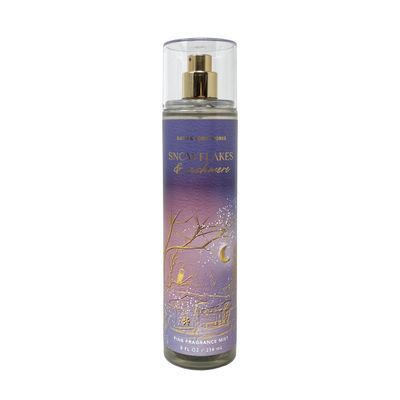 Bath Body Works - Snowflakes Cashmere - Daily Trio - Gift Set - Shower Gel, Fine Fragrance Mist and Body Lotion - (Packaging Varies)