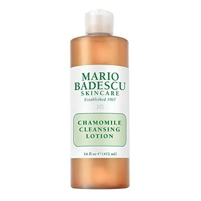 Mario Badescu Chamomile Cleansing Lotion - Alcohol Free Fragrance Free Toner for Face - Soothing, Calming, Non-Drying Pore Cleanser Skin Care, 16 Fl Oz