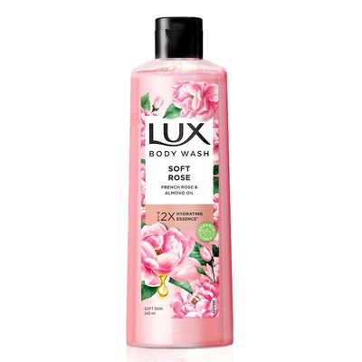 LUX French Rose Fragrance Almond Oil Bodywash - 245 ml 8.28 Fl.Oz
