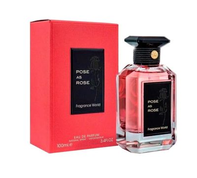 Fragrance World Pose As Rose - Eau de Parfum Perfume For Women, 100ml