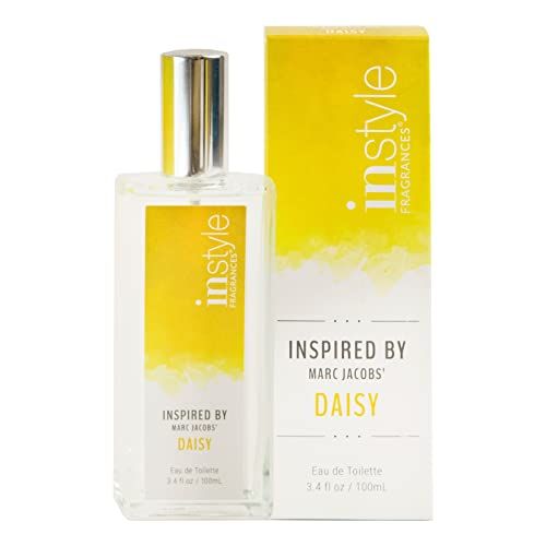 Instyle Fragrances Inspired by Marc Jacobs&#39; Daisy Womens Eau de Toilette Vegan, Paraben Phthalate Free Never Tested on Animals 3.4 Fl Oz