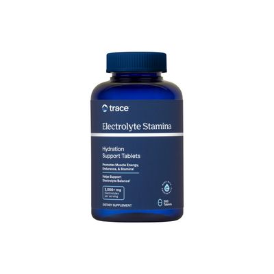 Trace Minerals Electrolyte Stamina - Heart Health Hydration Support - Electrolyte Supplement Aids Muscle Cramp Relief Endurance - Mineral Supplement with Magnesium - 300 Tablets (50 Servings)