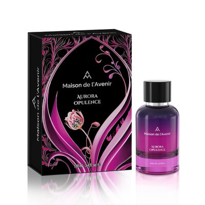 Maison de l&#39;Avenir Aurora Opulence - ZENITH COLLECTION Floral Woody Fragrance Unisex Cologne Perfume Natural Essential Oils Eau de Parfum (36 Hours) Made in UAE 100ml 3.4 fl. oz.