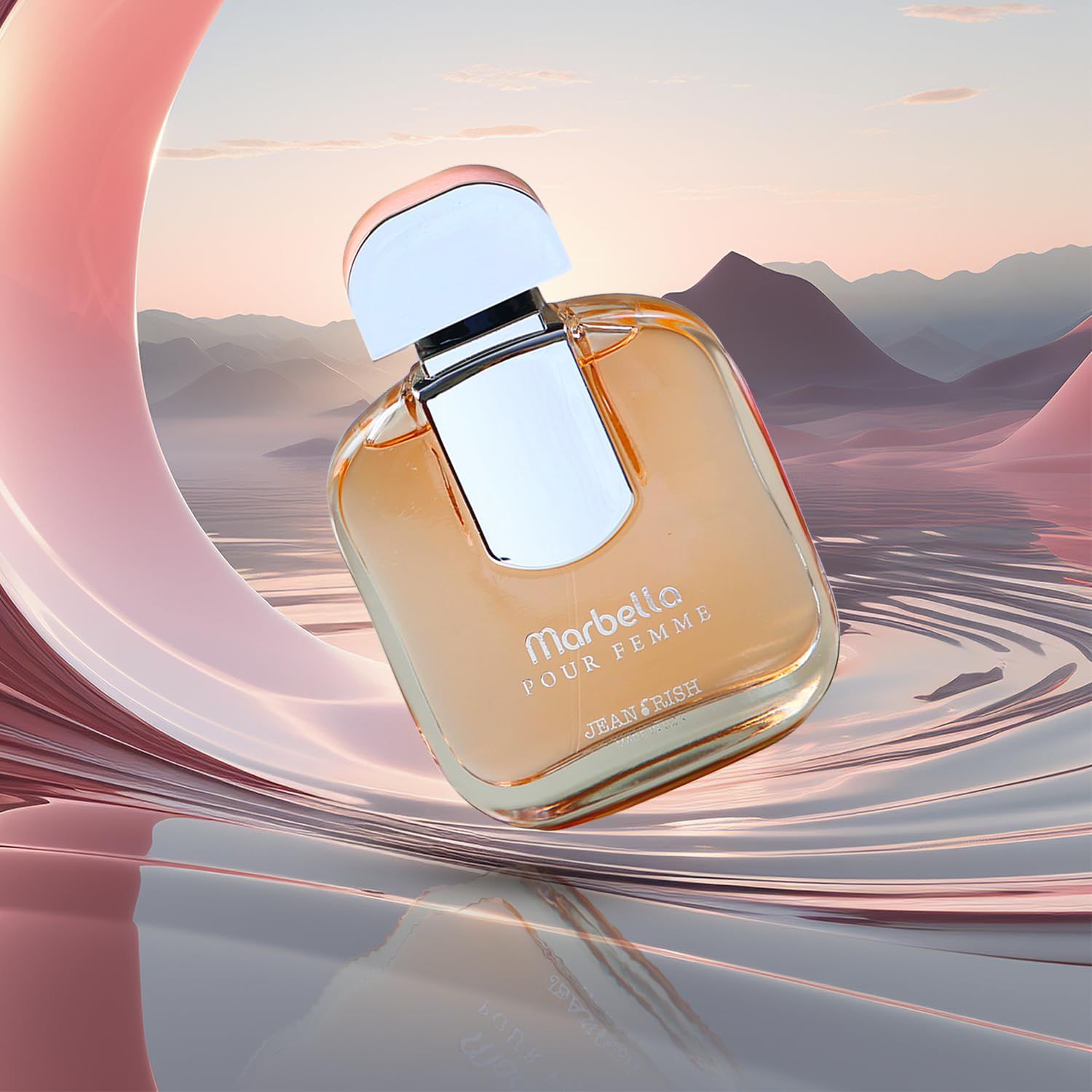 Jean Rish Marbella Eau De Parfum - Perfume for Women (3.4 Fl Oz 100ml) with Jasmine, Vanilla Black Currant Notes - Long Lasting and Luxury Fragrance