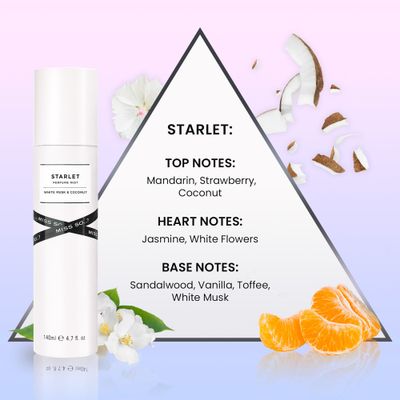 So? Starlet Perfume Mist - Fruity, Musky, Woody Perfume for Women - Body Spray for Women Lasting up to 6 Hours - Ideal Gifts for Women - 4.7 oz