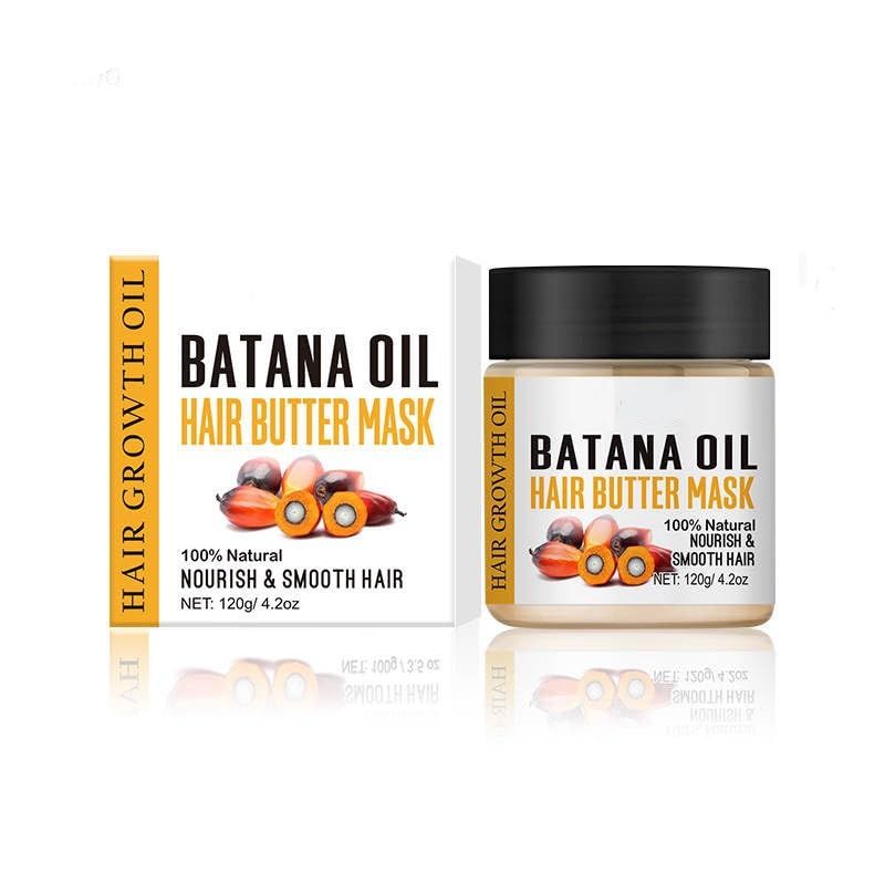 100 Batana Oil from Honduras as Hair Mask, Scalp Treatment for Growth Anti-Hair Loss Repairs Damaged Hair Skin - 4.2 oz (120g)