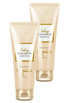 AVON Today Tomorrow Always Body Lotion (2x125 ml2x4.2 fl oz) - Luxurious Floral Fragrance with Orange Blossom, Freesia Ylang Ylang - Intense Hydration