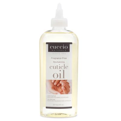 Cuccio Naturale Revitalizing Cuticle Oil 8 oz (Fragrance Free) - Unscented Hydrating Oil for Dry Cracked Cuticles and Nails, Vitamin E Enriched Cuticle Conditioner for Sensitive Skin