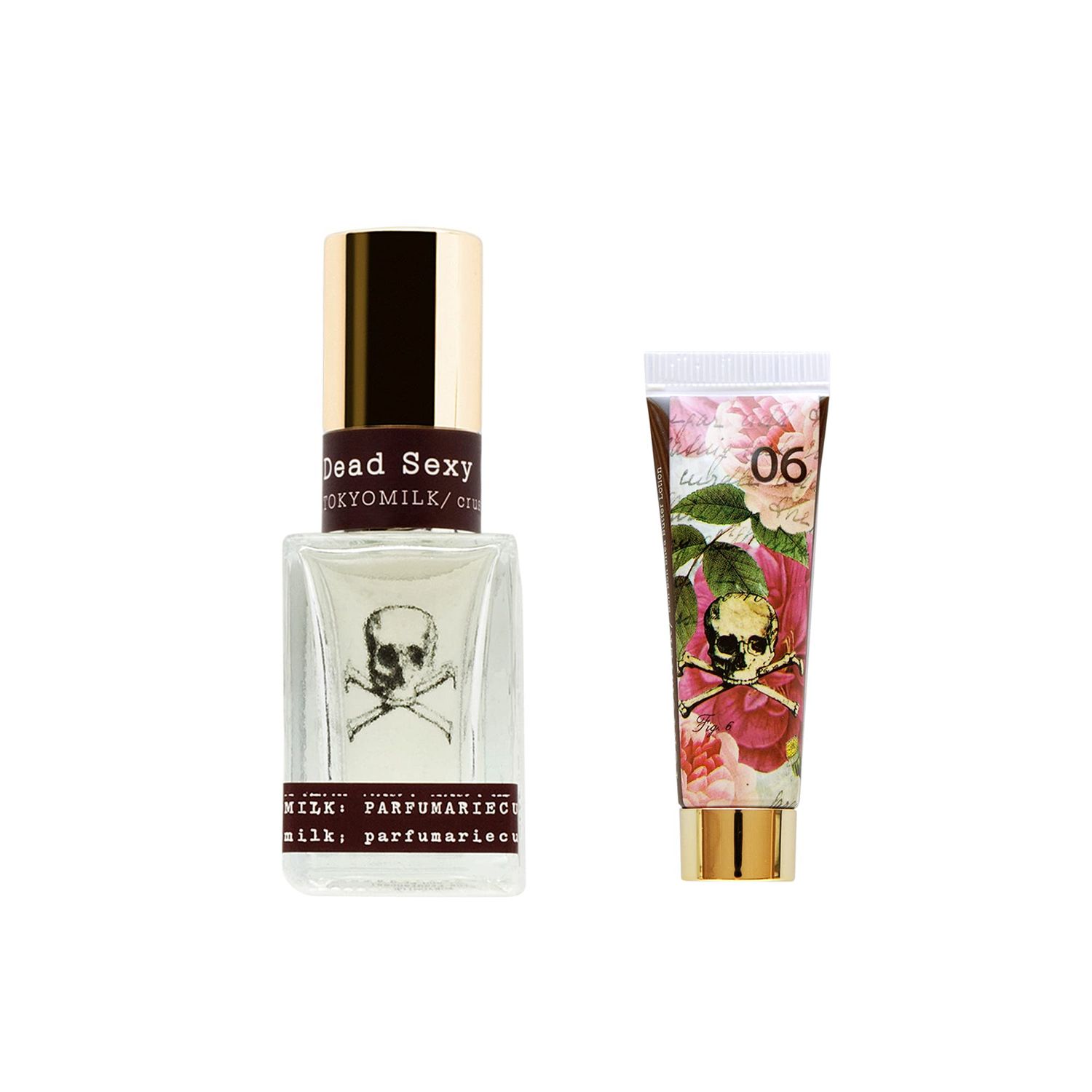 TokyoMilk Dead Sexy Eau de Parfum Handcreme Bundle - Deep Vanilla, Exotic Wood, White Orchid Ebony - Shea Butter Hand Moisturizer, Womens Perfume, Scented Hand Cream, Hand Lotion for Dry Skin