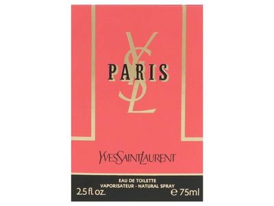 Yves Saint Laurent Paris By Yves Saint Laurent For Women. Eau De Toilette Spray 2.5 Ounces
