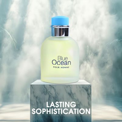 A CENTER Blue Ocean Men Cologne Fresh Scent Eau De Toilette Spray, Fragrance For Men Long-Lasting Cologne Choice For Daily Wear Elegant 100ml Bottle