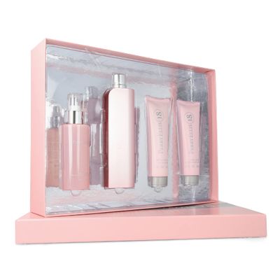 Perry Ellis 18 Women 3.4oz EDP Spray, 3oz Body Lotion, 4oz Body Mist, 3oz Bath and Shower Gel 4 Pc Gift Set