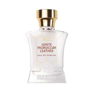 H HABIBI White Moroccan Leather Arabian Cologne for Men - Eau de Parfum Spray (2.5 Oz) - Long Lasting Perfume for Men With Exotic Notes of Sandalwood, Amber and Leather